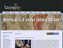 Tablet Screenshot of bonsai3.cz